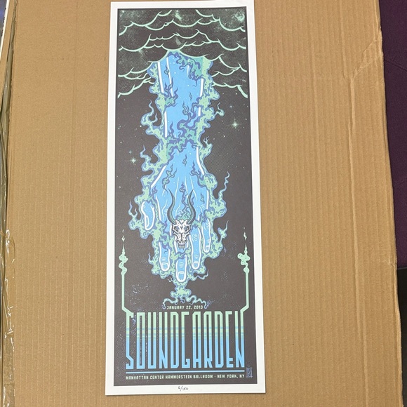 Soundgarden Concert Poster - NYC 2013 6 out of 150 - Picture 1 of 5